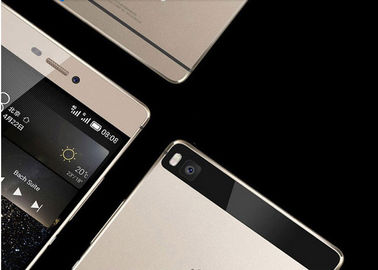 Os Smartphones do metal branco com as telas MT6572 de 5 polegadas Dual andróide do núcleo 4,4 P8