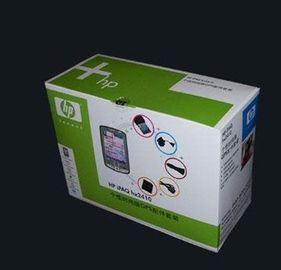 Caixa ondulada colorida do papel do telefone móvel de 7 * 6 * 2,5 polegadas com logotipo personalizado